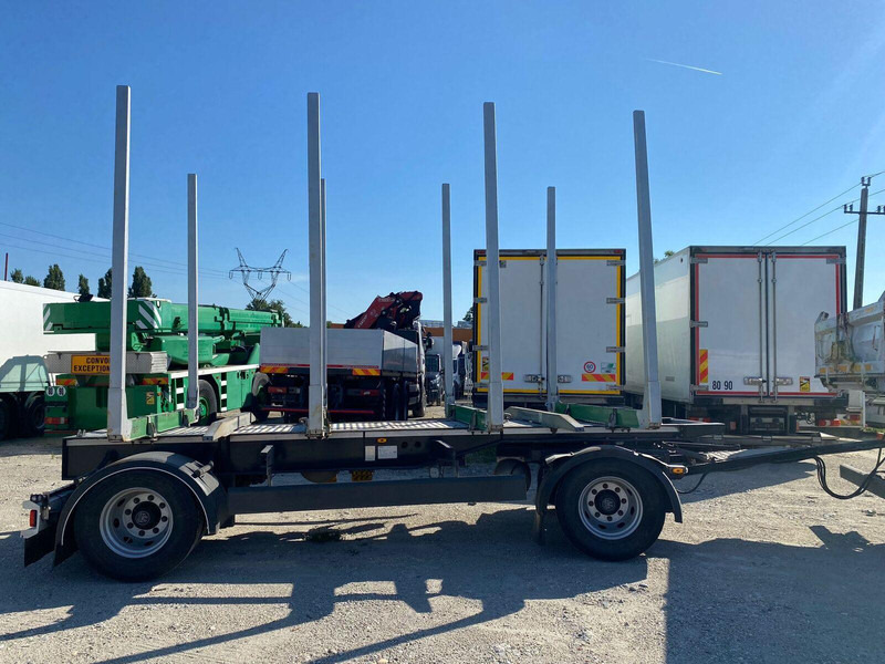 Schwarzmüller Log transporter trailer - Rönkszállító pótkocsi: 2 kép. Schwarzmüller Log transporter trailer - Rönkszállító pótkocsi: 2 kép.