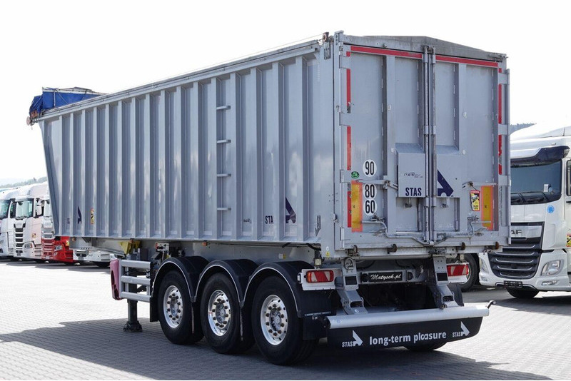 Stas WYWROTKA 43 m3 / ALUMINIOWA / OŚ PODNOSZONA / ALUFELGI - Félpótkocsi billenőplatós: 5 kép. Stas WYWROTKA 43 m3 / ALUMINIOWA / OŚ PODNOSZONA / ALUFELGI - Félpótkocsi billenőplatós: 5 kép.