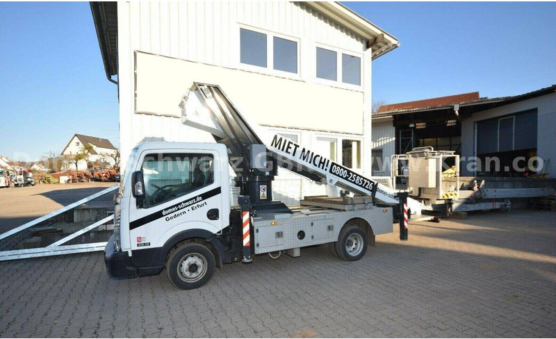 Nissan NT 400 Cabstar - Lifting basket truck - Teherautó, Darus autó: 1 kép. Nissan NT 400 Cabstar - Lifting basket truck - Teherautó, Darus autó: 1 kép.