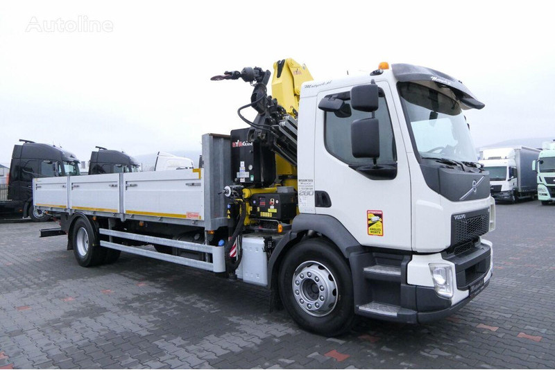 Volvo FE 280 - Platós teherautó, Darus autó: 3 kép. Volvo FE 280 - Platós teherautó, Darus autó: 3 kép.