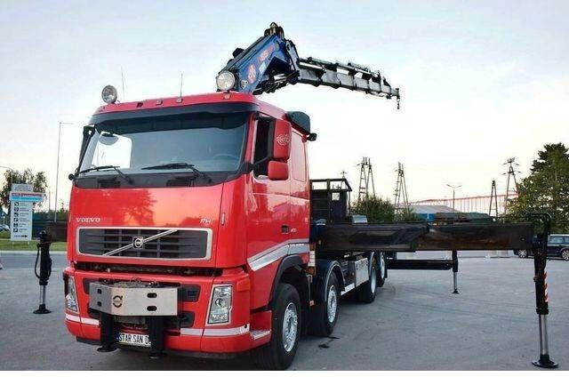 Volvo FH 400 8x2 PM 85 85027 KRAN cran - Platós teherautó, Darus autó: 2 kép. Volvo FH 400 8x2 PM 85 85027 KRAN cran - Platós teherautó, Darus autó: 2 kép.