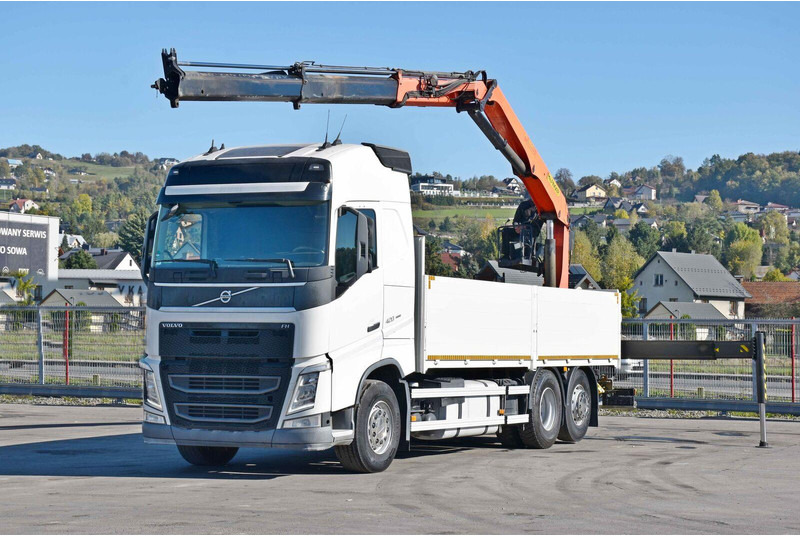 Volvo FH 420 - Platós teherautó, Darus autó: 2 kép. Volvo FH 420 - Platós teherautó, Darus autó: 2 kép.