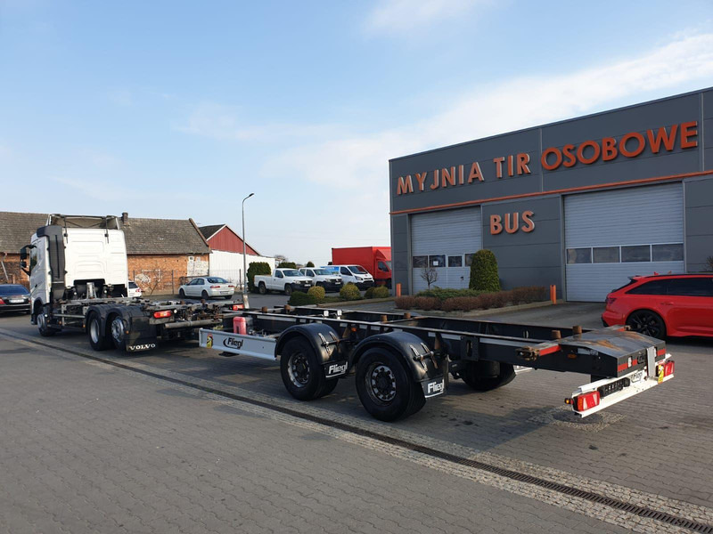 Volvo FH 460 EURO 6 BDF SWAP CHASSIS + TRAILER FLIEGL TWP180 - Alvaz teherautó: 5 kép. Volvo FH 460 EURO 6 BDF SWAP CHASSIS + TRAILER FLIEGL TWP180 - Alvaz teherautó: 5 kép.