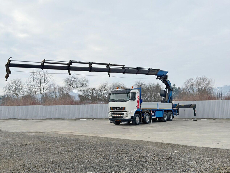 Volvo FH 460 * PK 56002 + FUNK * 8x4 - Platós teherautó, Darus autó: 2 kép. Volvo FH 460 * PK 56002 + FUNK * 8x4 - Platós teherautó, Darus autó: 2 kép.