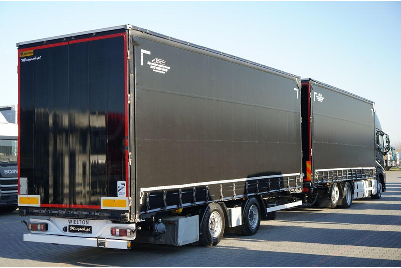 Volvo FH 460 / ZESTAW TANDEM / 120 M3 / PRZEJAZDOWY / I-SAVE / I-PARK - Ponyvás teherautó: 3 kép. Volvo FH 460 / ZESTAW TANDEM / 120 M3 / PRZEJAZDOWY / I-SAVE / I-PARK - Ponyvás teherautó: 3 kép.