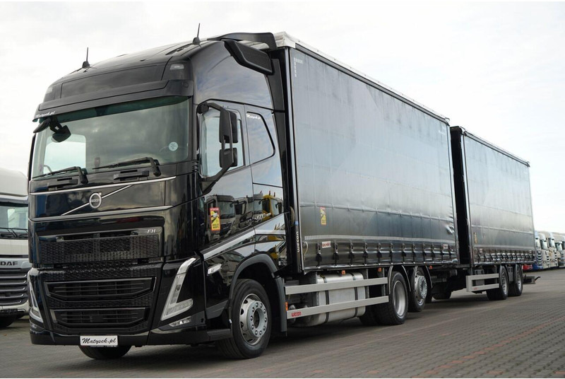 Volvo FH 500 / I-SAVE / XL / ZESTAW TANDEM PRZEJAZDOWY 120 M3 / 2023 - Ponyvás teherautó: 5 kép. Volvo FH 500 / I-SAVE / XL / ZESTAW TANDEM PRZEJAZDOWY 120 M3 / 2023 - Ponyvás teherautó: 5 kép.