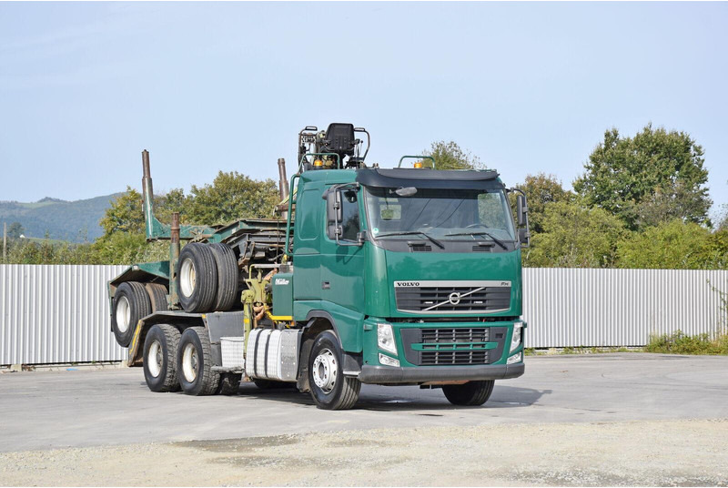 Volvo FH 500 * LOGLIFT F251 S80A + Anhänger /6x4 - Rönkszállító teherautó, Darus autó: 2 kép. Volvo FH 500 * LOGLIFT F251 S80A + Anhänger /6x4 - Rönkszállító teherautó, Darus autó: 2 kép.