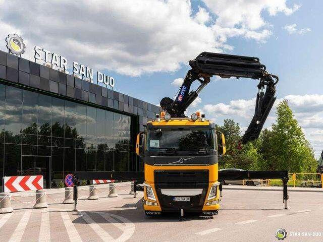 Volvo FH 540 8x4 HMF 6020 Fly Jib Winch - Platós teherautó, Darus autó: 3 kép. Volvo FH 540 8x4 HMF 6020 Fly Jib Winch - Platós teherautó, Darus autó: 3 kép.