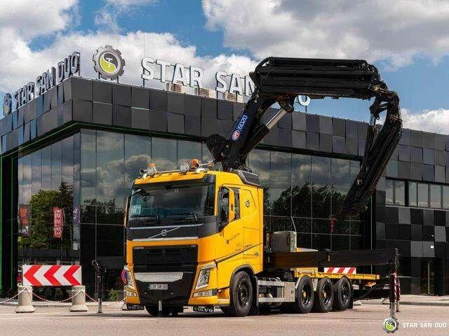 Volvo FH 540 8x4 HMF 6020 Fly Jib Winch - Platós teherautó, Darus autó: 5 kép. Volvo FH 540 8x4 HMF 6020 Fly Jib Winch - Platós teherautó, Darus autó: 5 kép.