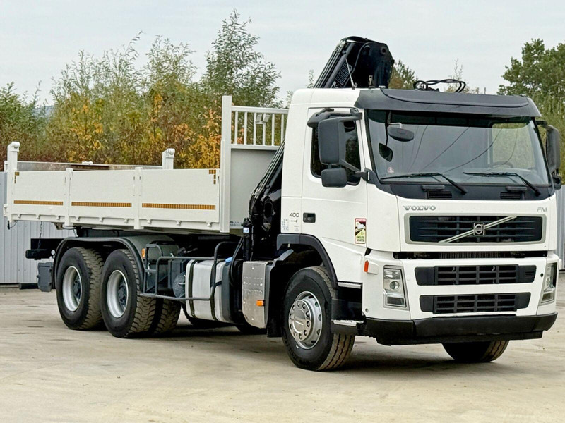 Volvo FM 400 - Billenőplatós teherautó, Darus autó: 5 kép. Volvo FM 400 - Billenőplatós teherautó, Darus autó: 5 kép.