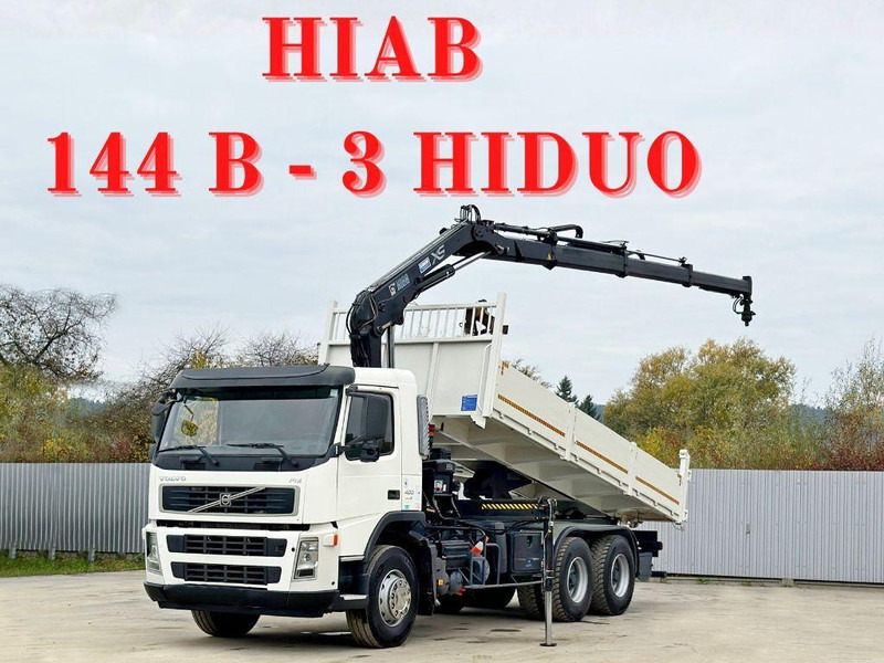 Volvo FM 400 Kipper 6,20m * HIAB 144 B-3 HIDUO* 6x4 - Billenőplatós teherautó, Darus autó: 1 kép. Volvo FM 400 Kipper 6,20m * HIAB 144 B-3 HIDUO* 6x4 - Billenőplatós teherautó, Darus autó: 1 kép.