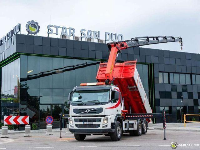 Volvo FM 410 6x2 PALFINGER PK 26002 EH Crane Tipper - Billenőplatós teherautó, Darus autó: 1 kép. Volvo FM 410 6x2 PALFINGER PK 26002 EH Crane Tipper - Billenőplatós teherautó, Darus autó: 1 kép.