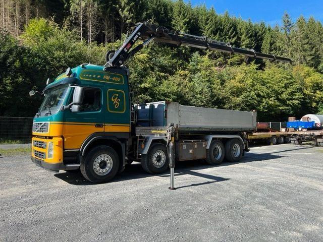 Volvo FM 480 + HIAB X-HIPRO 262 EP-5 - Billenőplatós teherautó, Darus autó: 4 kép. Volvo FM 480 + HIAB X-HIPRO 262 EP-5 - Billenőplatós teherautó, Darus autó: 4 kép.