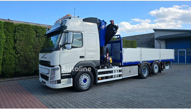 Volvo FM 500 - Flatbed+crane 6x2 - Platós teherautó, Darus autó: 2 kép. Volvo FM 500 - Flatbed+crane 6x2 - Platós teherautó, Darus autó: 2 kép.