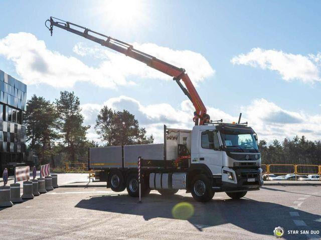 Volvo FMX 420 6x2 PALFINGER PK 18002 EH Crane Rotator - Platós teherautó, Darus autó: 2 kép. Volvo FMX 420 6x2 PALFINGER PK 18002 EH Crane Rotator - Platós teherautó, Darus autó: 2 kép.