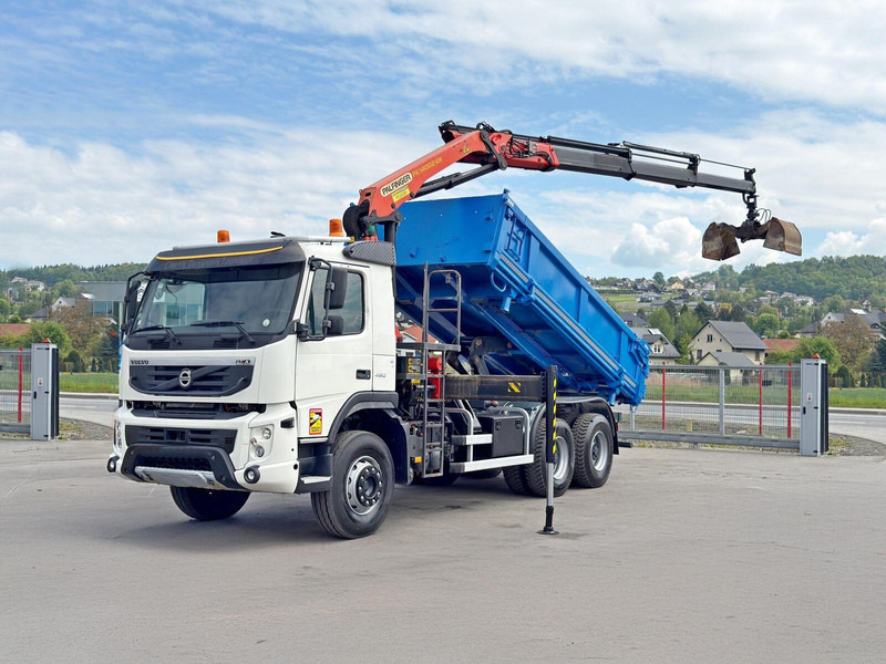 Volvo FMX 450 Kipper 5,15m * PK 14002-EH B * 6x4 * TOP - Billenőplatós teherautó, Darus autó: 2 kép. Volvo FMX 450 Kipper 5,15m * PK 14002-EH B * 6x4 * TOP - Billenőplatós teherautó, Darus autó: 2 kép.