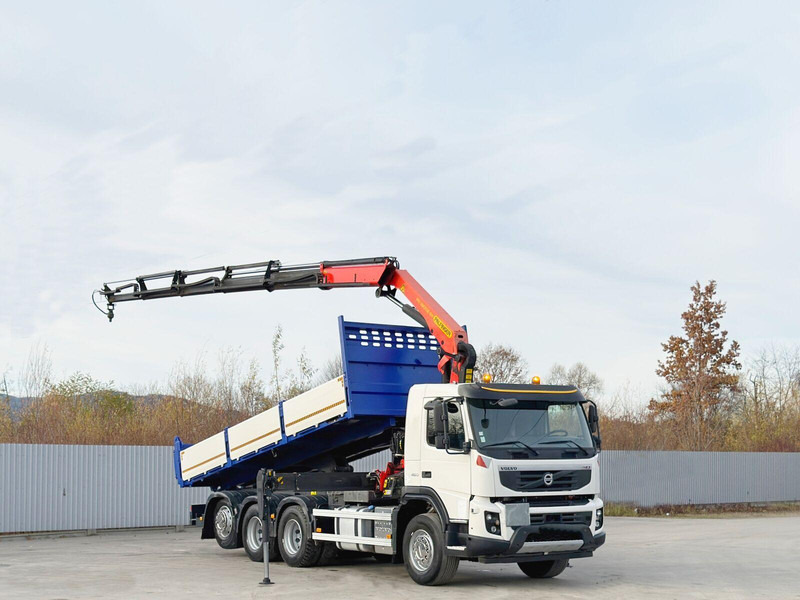 Volvo FMX 460 - Billenőplatós teherautó, Darus autó: 2 kép. Volvo FMX 460 - Billenőplatós teherautó, Darus autó: 2 kép.