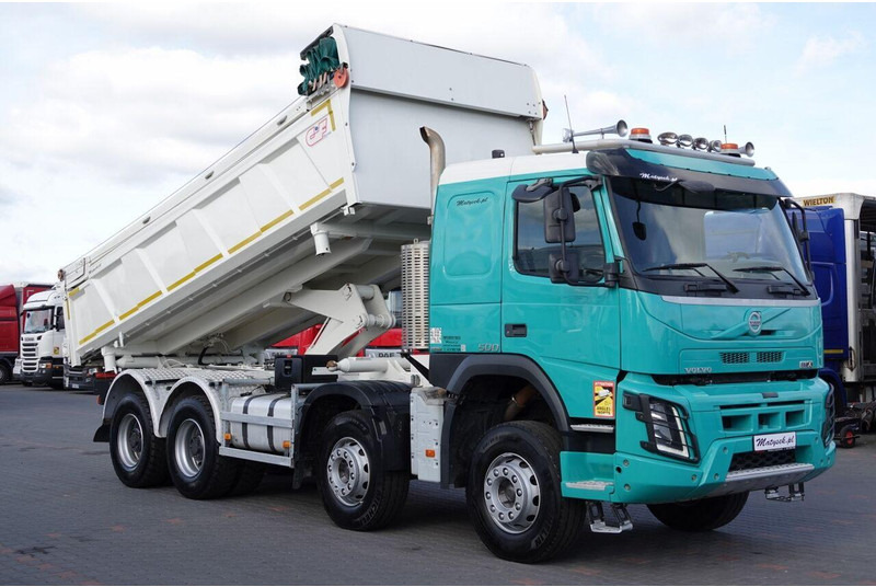 Volvo FMX 500 / 8x4 / HYDROBURTA / BORDMATIC / 2016 ROK / EURO 6 / PO - Billenőplatós teherautó: 4 kép. Volvo FMX 500 / 8x4 / HYDROBURTA / BORDMATIC / 2016 ROK / EURO 6 / PO - Billenőplatós teherautó: 4 kép.