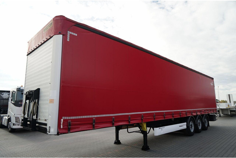 Wielton FIRANKA STANDARD / MULDA DO STALI - 9 M / OŚ PODNOSZONA / SAF / - Ponyvás félpótkocsi: 2 kép. Wielton FIRANKA STANDARD / MULDA DO STALI - 9 M / OŚ PODNOSZONA / SAF / - Ponyvás félpótkocsi: 2 kép.