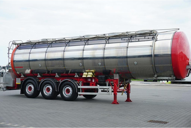 Wielton SOMMER / CYSTERNA SPOZYWCZA / 28 374 LITRÓW / 4 KOMOROWA / WEBAS - Tartályos félpótkocsi: 4 kép. Wielton SOMMER / CYSTERNA SPOZYWCZA / 28 374 LITRÓW / 4 KOMOROWA / WEBAS - Tartályos félpótkocsi: 4 kép.