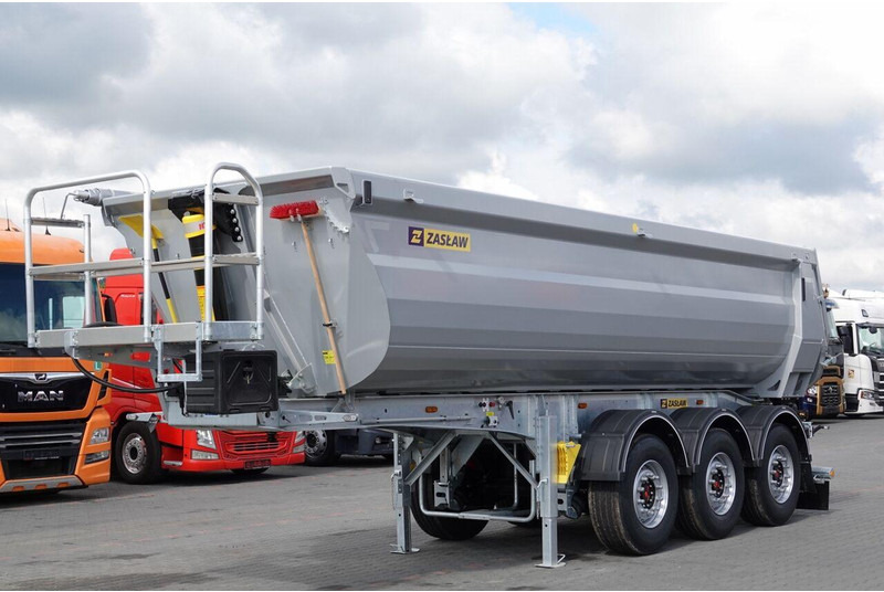 ZASŁAW WYWROTKA 26 m3 / FABRYCZNIE NOWA / STALOWA / RYNNA WANNA HP / OŚ - Félpótkocsi billenőplatós: 3 kép. ZASŁAW WYWROTKA 26 m3 / FABRYCZNIE NOWA / STALOWA / RYNNA WANNA HP / OŚ - Félpótkocsi billenőplatós: 3 kép.