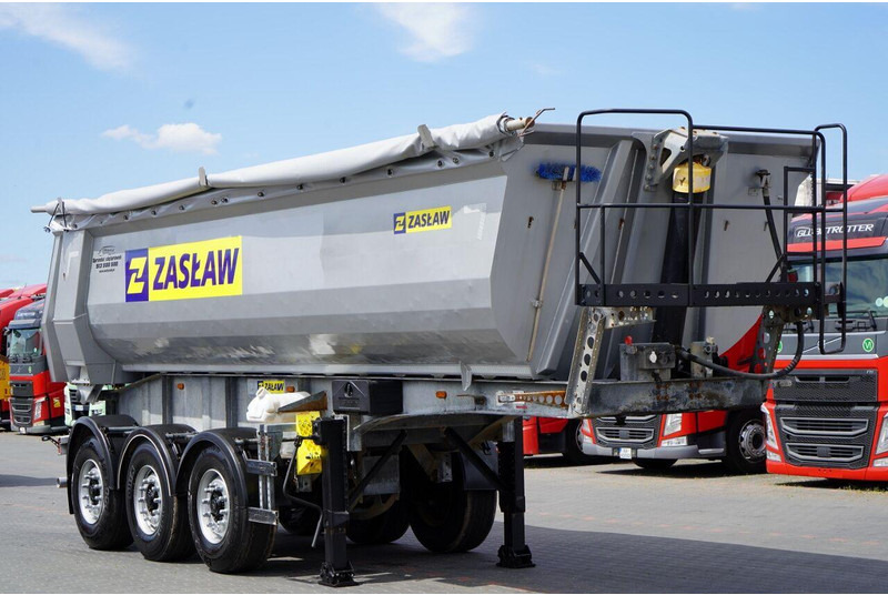 ZASŁAW WYWROTKA 26 m3 / STALOWA / HP / OŚ PODNOSZONA / RYNNA / 2017 - Félpótkocsi billenőplatós: 1 kép. ZASŁAW WYWROTKA 26 m3 / STALOWA / HP / OŚ PODNOSZONA / RYNNA / 2017 - Félpótkocsi billenőplatós: 1 kép.