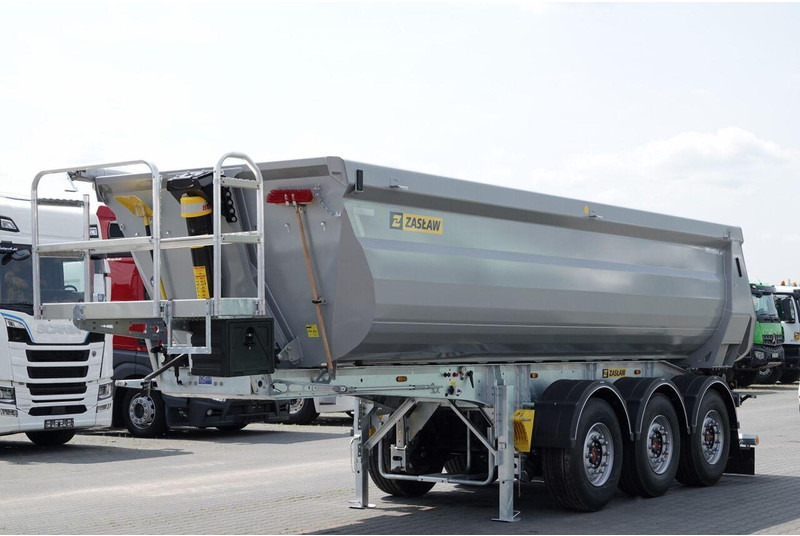 ZASŁAW WYWROTKA 28 m3 / FABRYCZNIE NOWA / STALOWA / RYNNA WANNA HP / OŚ - Félpótkocsi billenőplatós: 3 kép. ZASŁAW WYWROTKA 28 m3 / FABRYCZNIE NOWA / STALOWA / RYNNA WANNA HP / OŚ - Félpótkocsi billenőplatós: 3 kép.