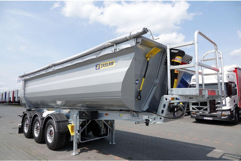 ZASŁAW WYWROTKA 28 m3 / FABRYCZNIE NOWA / STALOWA / RYNNA WANNA HP / OŚ - Félpótkocsi billenőplatós: 2 kép. ZASŁAW WYWROTKA 28 m3 / FABRYCZNIE NOWA / STALOWA / RYNNA WANNA HP / OŚ - Félpótkocsi billenőplatós: 2 kép.