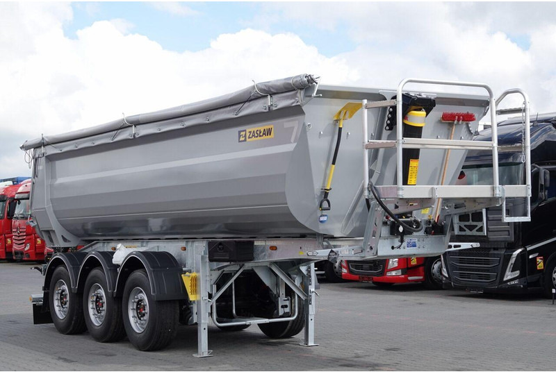 Zaslaw WYWROTKA 26 m3 / FABRYCZNIE NOWA / STALOWA / RYNNA WANNA HP / OŚ - Félpótkocsi billenőplatós: 1 kép. Zaslaw WYWROTKA 26 m3 / FABRYCZNIE NOWA / STALOWA / RYNNA WANNA HP / OŚ - Félpótkocsi billenőplatós: 1 kép.