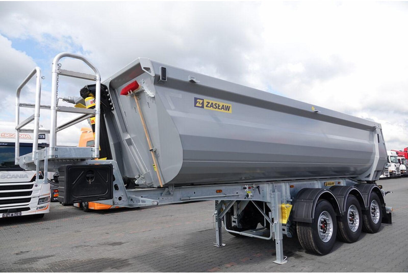 Zaslaw WYWROTKA 26 m3 / FABRYCZNIE NOWA / STALOWA / RYNNA WANNA HP / OŚ - Félpótkocsi billenőplatós: 4 kép. Zaslaw WYWROTKA 26 m3 / FABRYCZNIE NOWA / STALOWA / RYNNA WANNA HP / OŚ - Félpótkocsi billenőplatós: 4 kép.