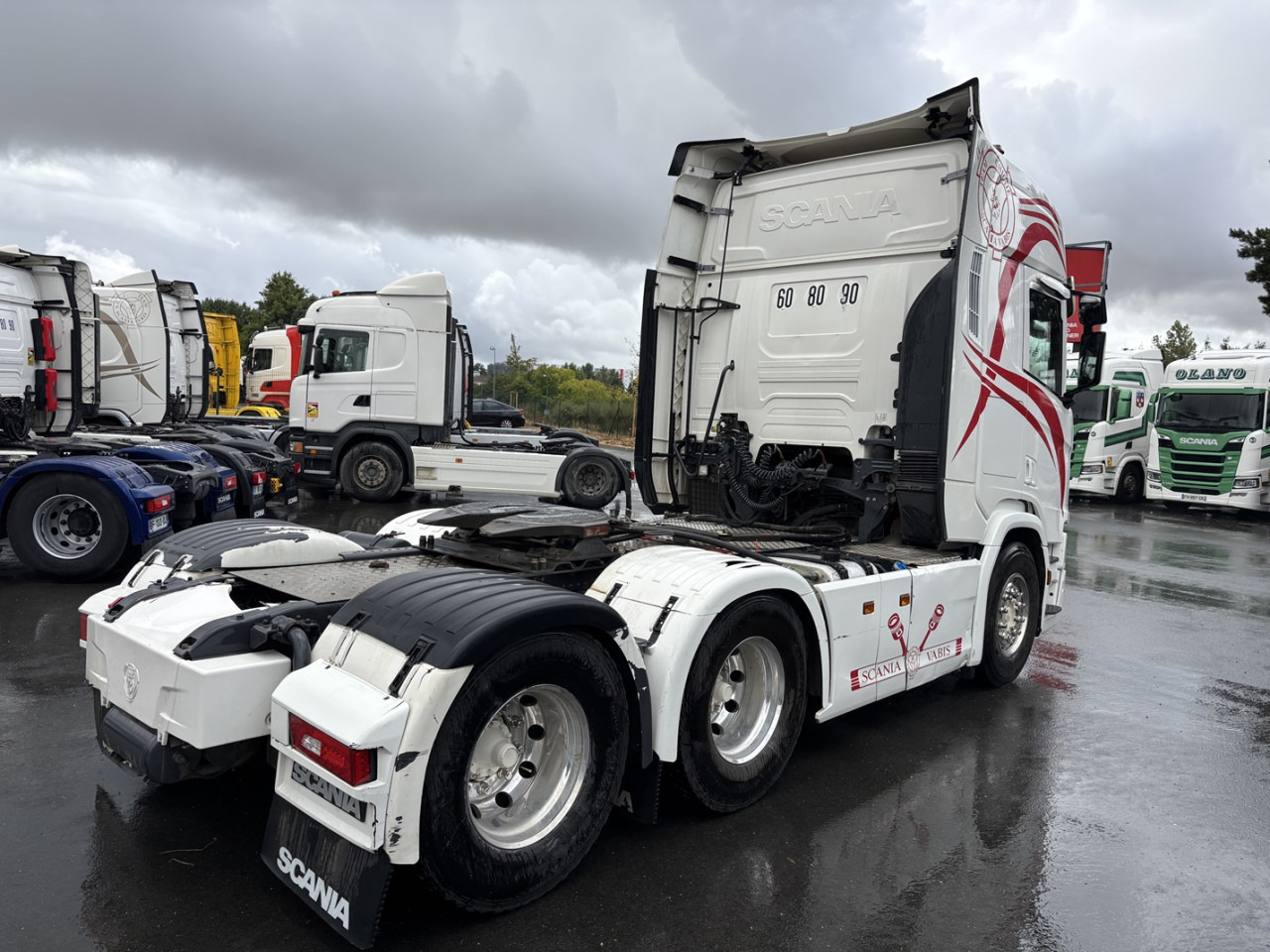 SCANIA R 500 A6x4NB - Nyergesvontató: 4 kép. SCANIA R 500 A6x4NB - Nyergesvontató: 4 kép.