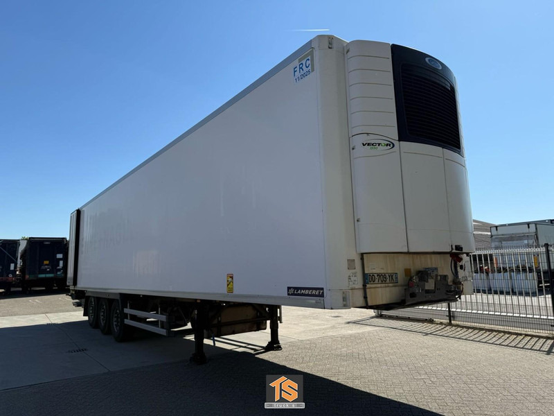 LAMBERET LVF S 3F KOELER/REEFER/KUHLKOFFER - CARRIER VECTOR 1550 - APK/TUV 01/2026 - TOP! - Félpótkocsi hűtős: 1 kép. LAMBERET LVF S 3F KOELER/REEFER/KUHLKOFFER - CARRIER VECTOR 1550 - APK/TUV 01/2026 - TOP! - Félpótkocsi hűtős: 1 kép.