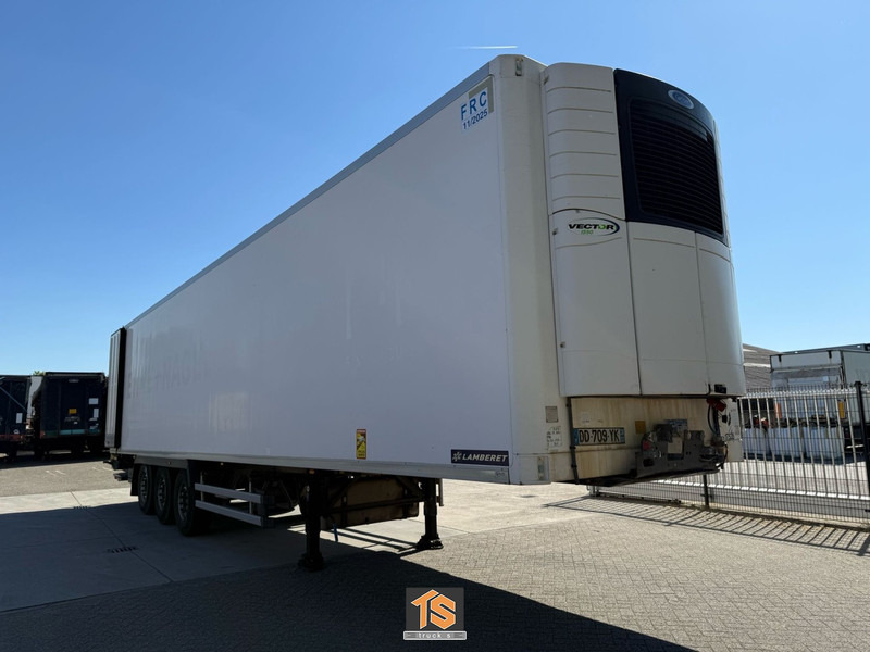 LAMBERET LVF S 3F KOELER/REEFER/KUHLKOFFER - CARRIER VECTOR 1550 - APK/TUV 01/2026 - TOP! - Félpótkocsi hűtős: 1 kép. LAMBERET LVF S 3F KOELER/REEFER/KUHLKOFFER - CARRIER VECTOR 1550 - APK/TUV 01/2026 - TOP! - Félpótkocsi hűtős: 1 kép.