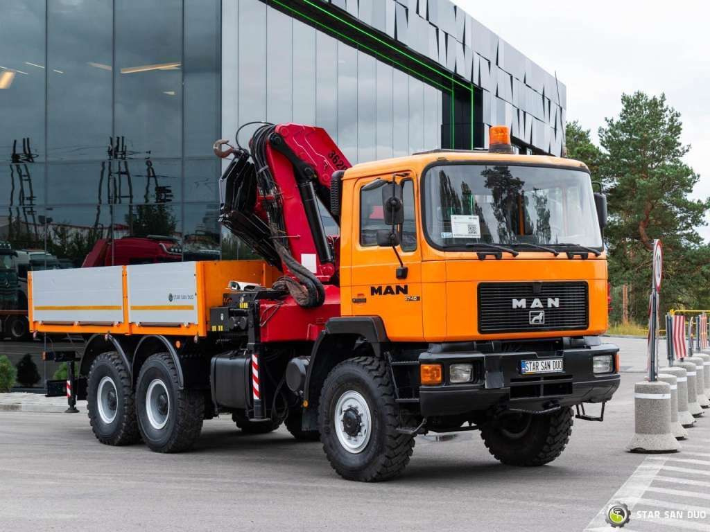 MAN 27.402 F10 6x6 HMF 3620 K4 Hds Crane - Darus autó: 5 kép. MAN 27.402 F10 6x6 HMF 3620 K4 Hds Crane - Darus autó: 5 kép.
