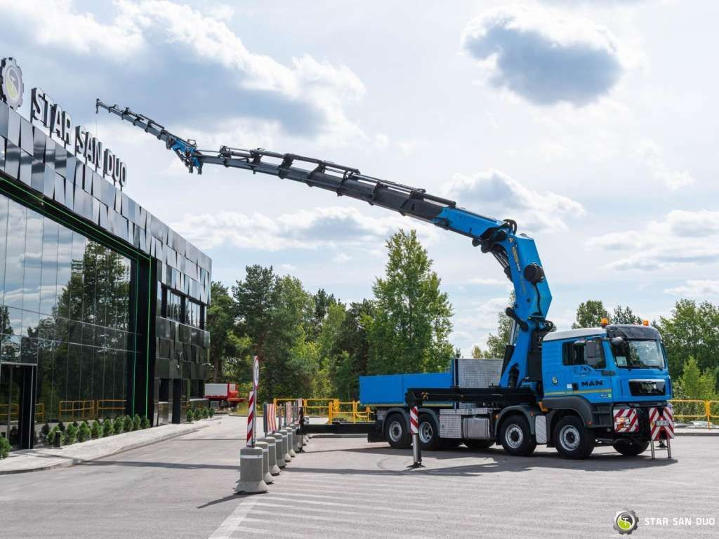 MAN TGA 35.480 8x4 H PALFINGER PK 150002 Crane Winc - Darus autó: 2 kép. MAN TGA 35.480 8x4 H PALFINGER PK 150002 Crane Winc - Darus autó: 2 kép.