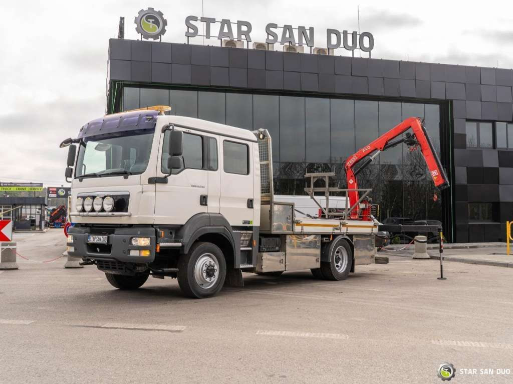 MAN TGM 13.290 4x4 FASSI F40B22 Crane Camper DOKA - Darus autó: 1 kép. MAN TGM 13.290 4x4 FASSI F40B22 Crane Camper DOKA - Darus autó: 1 kép.
