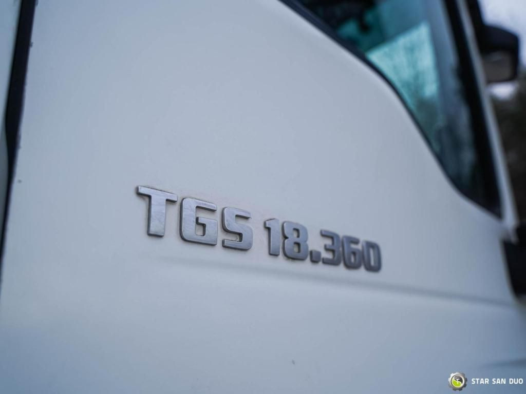 Billenőplatós teherautó MAN  TGS 18.360 4x4 HIAB 144 E-4 Crane Kipper: 18 kép.