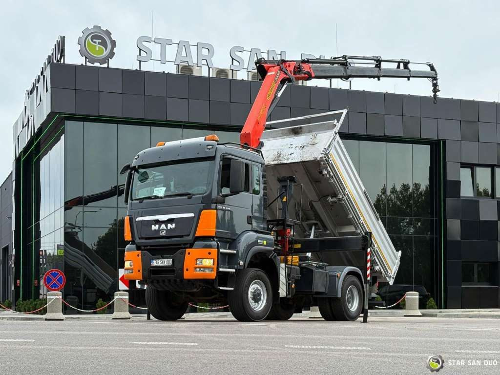 MAN TGS 18.480 PALFINGER PK 16502 HDS Crane,Kipper - Darus autó: 1 kép. MAN TGS 18.480 PALFINGER PK 16502 HDS Crane,Kipper - Darus autó: 1 kép.