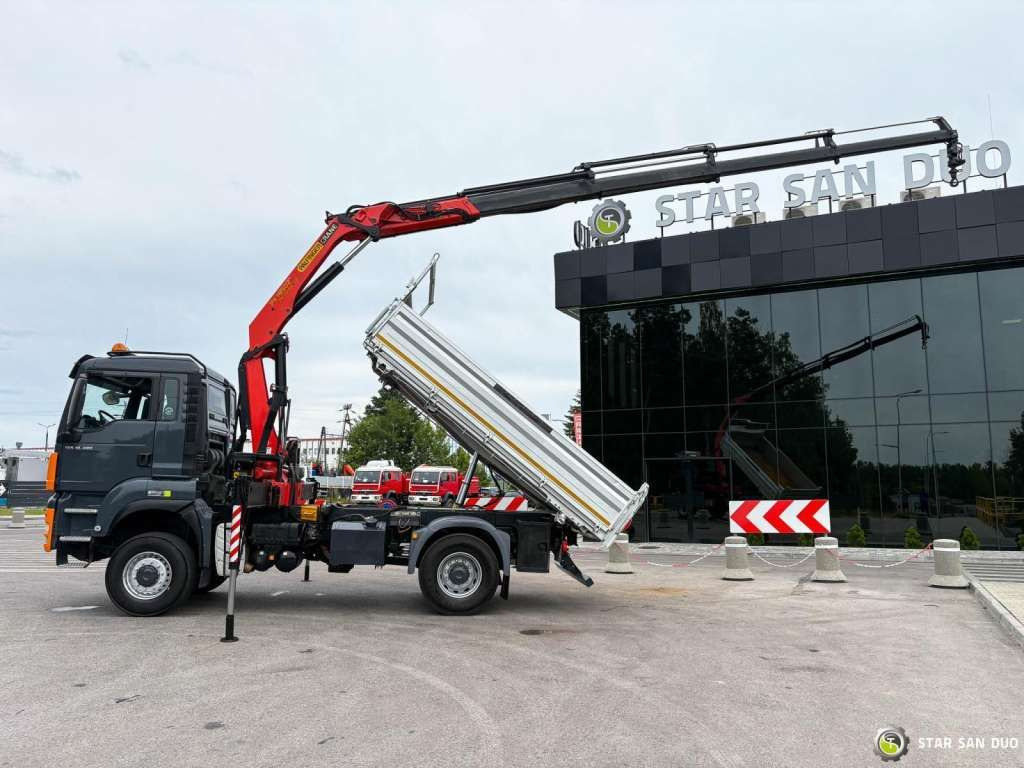 MAN TGS 18.480 PALFINGER PK 16502 HDS Crane,Kipper - Darus autó: 4 kép. MAN TGS 18.480 PALFINGER PK 16502 HDS Crane,Kipper - Darus autó: 4 kép.