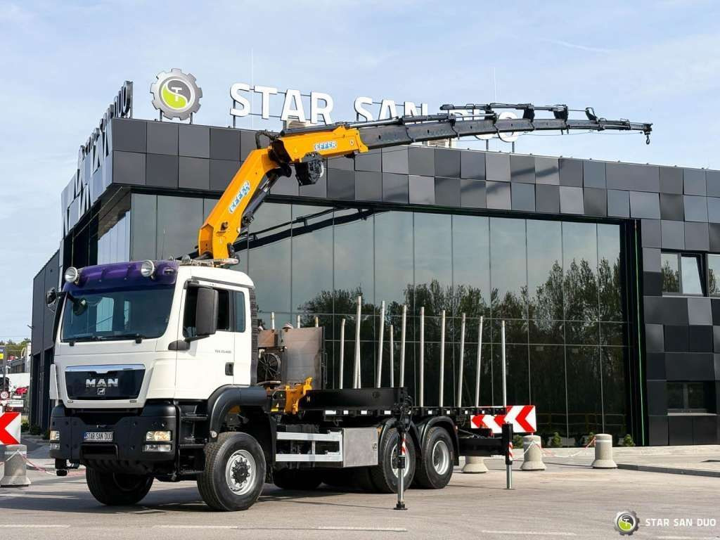 MAN TGS 33.400 6x6 BL EFFER 315/8S HDS Crane 2019 - Darus autó: 1 kép. MAN TGS 33.400 6x6 BL EFFER 315/8S HDS Crane 2019 - Darus autó: 1 kép.