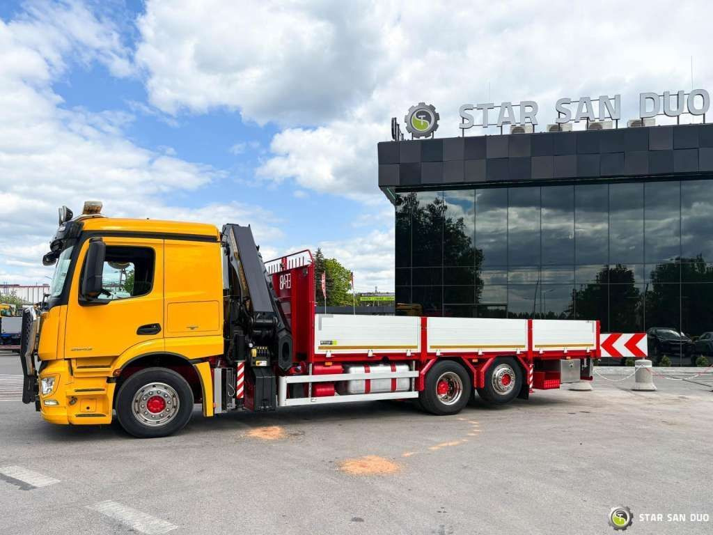 Darus autó Mercedes-Benz  ACTROS 2543 6x2 PalfingerPK 26002 EH Crane: 8 kép.