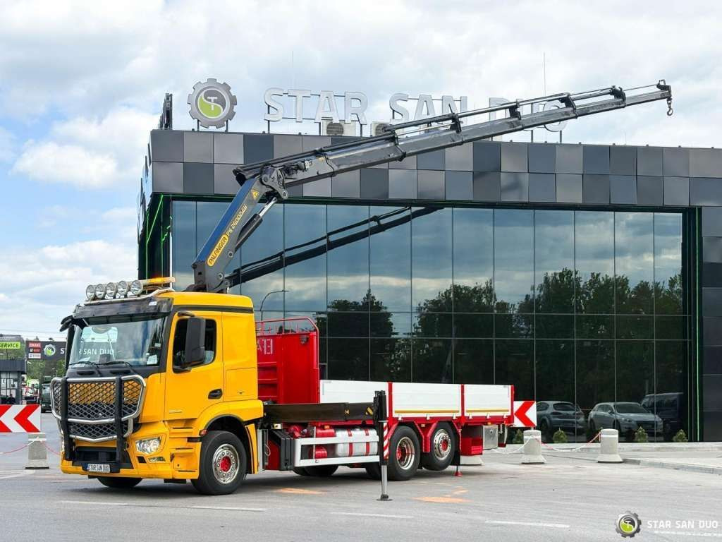 Mercedes-Benz ACTROS 2543 6x2 PalfingerPK 26002 EH Crane - Darus autó: 3 kép. Mercedes-Benz ACTROS 2543 6x2 PalfingerPK 26002 EH Crane - Darus autó: 3 kép.