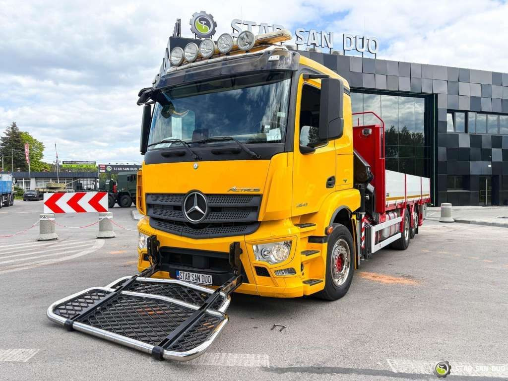 Mercedes-Benz ACTROS 2543 6x2 PalfingerPK 26002 EH Crane - Darus autó: 5 kép. Mercedes-Benz ACTROS 2543 6x2 PalfingerPK 26002 EH Crane - Darus autó: 5 kép.