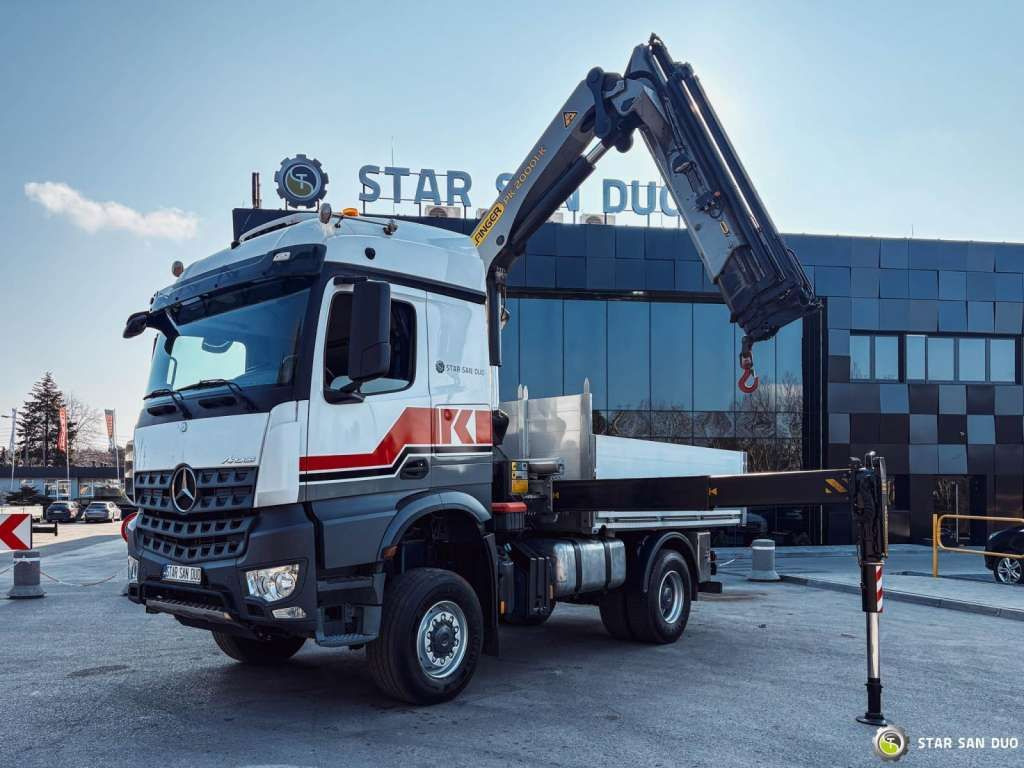 Mercedes-Benz AROCS 1851 4x4 PALFINGER PK 20002 Crane Kran - Darus autó: 4 kép. Mercedes-Benz AROCS 1851 4x4 PALFINGER PK 20002 Crane Kran - Darus autó: 4 kép.