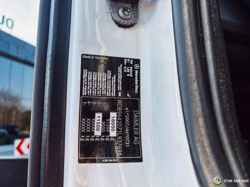 Darus autó Mercedes-Benz  AROCS 1851 PALFINGER PK 20002 Crane Kran: 27 kép.