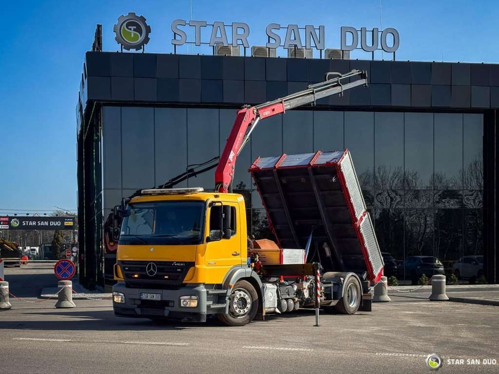Mercedes-Benz AXOR 1824 4x2 HMF 975 HDS Crane Rotator Kipper Mercedes-Benz AXOR 1824 4x2 HMF 975 HDS Crane Rotator Kipper - Darus autó, Billenőplatós teherautó: 1 kép. Mercedes-Benz AXOR 1824 4x2 HMF 975 HDS Crane Rotator Kipper Mercedes-Benz AXOR 1824 4x2 HMF 975 HDS Crane Rotator Kipper - Darus autó, Billenőplatós teherautó: 1 kép.