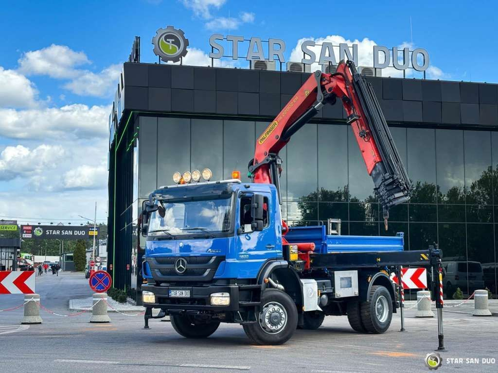 Mercedes-Benz AXOR 1833 4x4 Palfinger PK 22002 EH Crane Winch - Darus autó: 5 kép. Mercedes-Benz AXOR 1833 4x4 Palfinger PK 22002 EH Crane Winch - Darus autó: 5 kép.