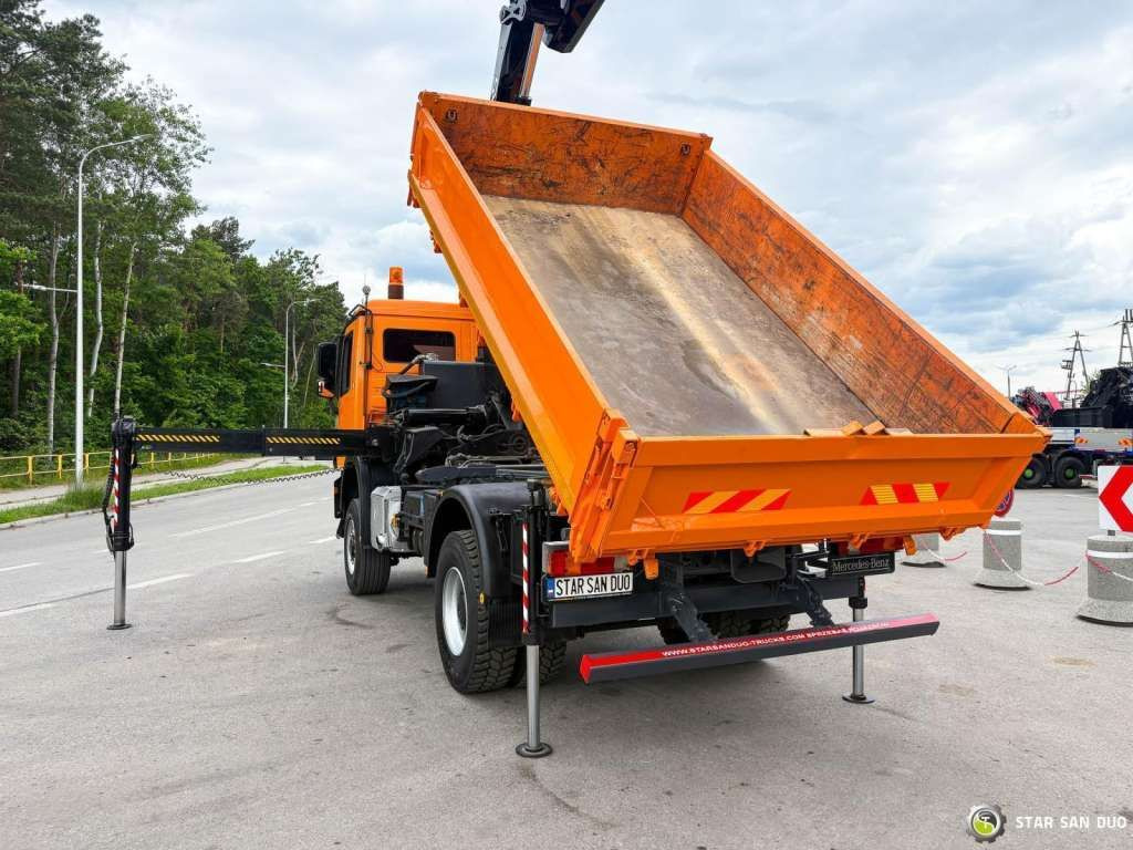 Darus autó Mercedes-Benz  Actros 1841 AK 4x4 Hiab 288E-7 Crane Kipper: 7 kép.