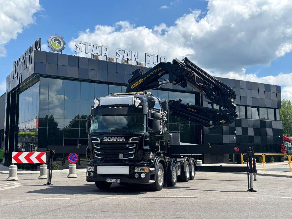 Nyergesvontató Scania  R560 8x2 PALFINGER PK 92002 SH Fly Jib Winch 5t: 10 kép.