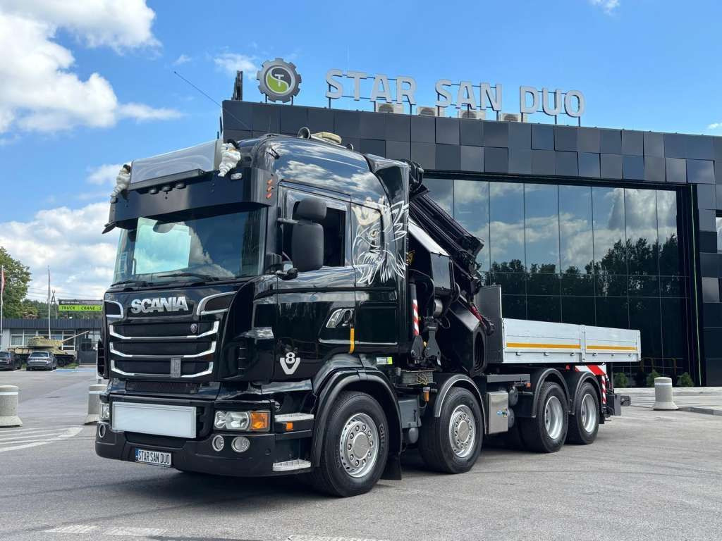 Nyergesvontató Scania  R560 8x2 PALFINGER PK 92002 SH Fly Jib Winch 5t: 12 kép.